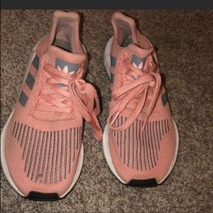 Barley worn adidas sneakers 7